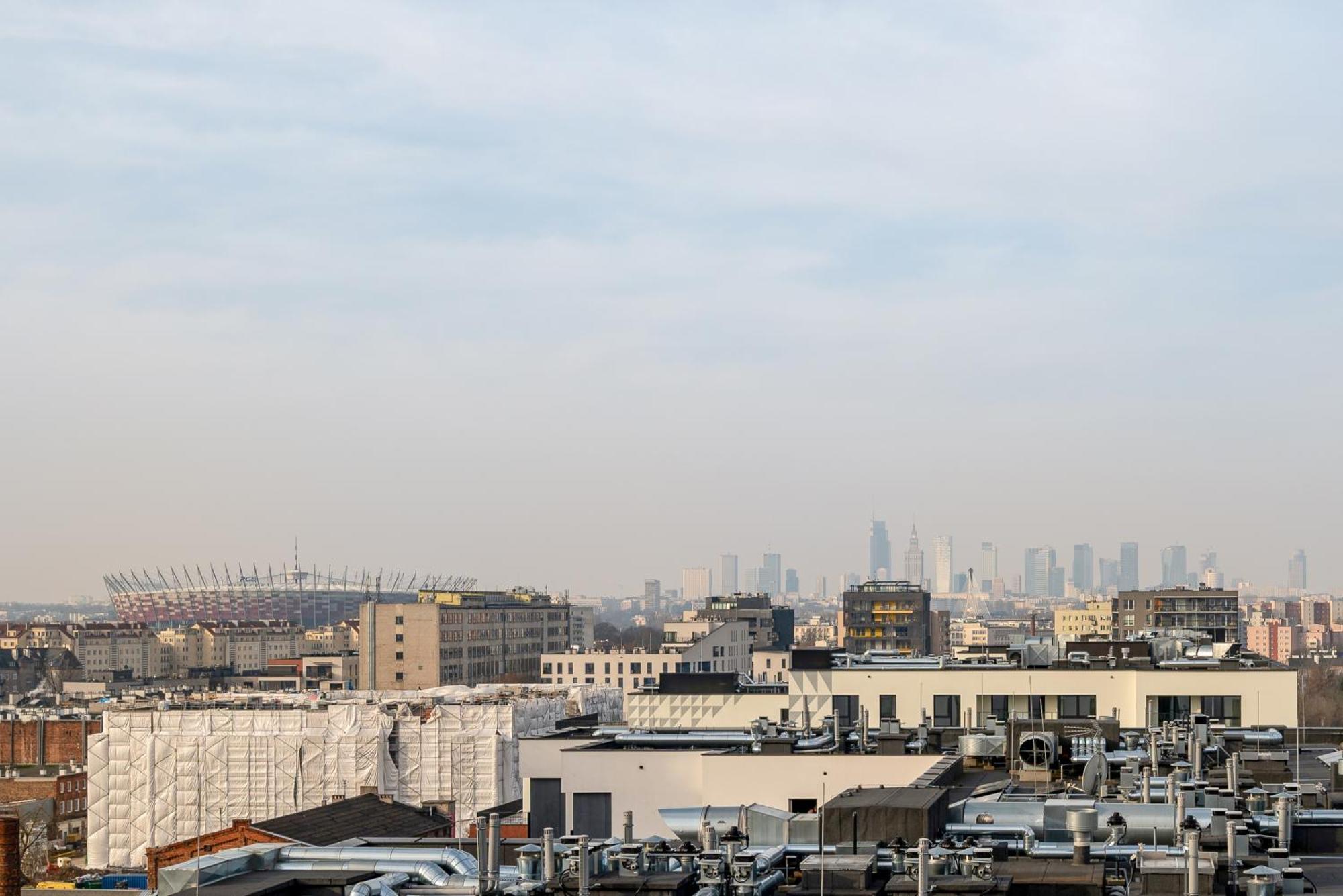 11Th Floor Praga View Apartment 华沙 外观 照片